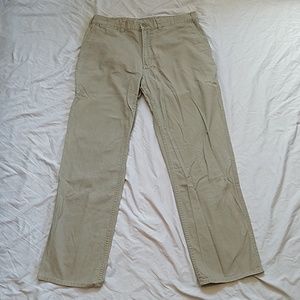Tan Patagonia men's organic cotton pants sz 33